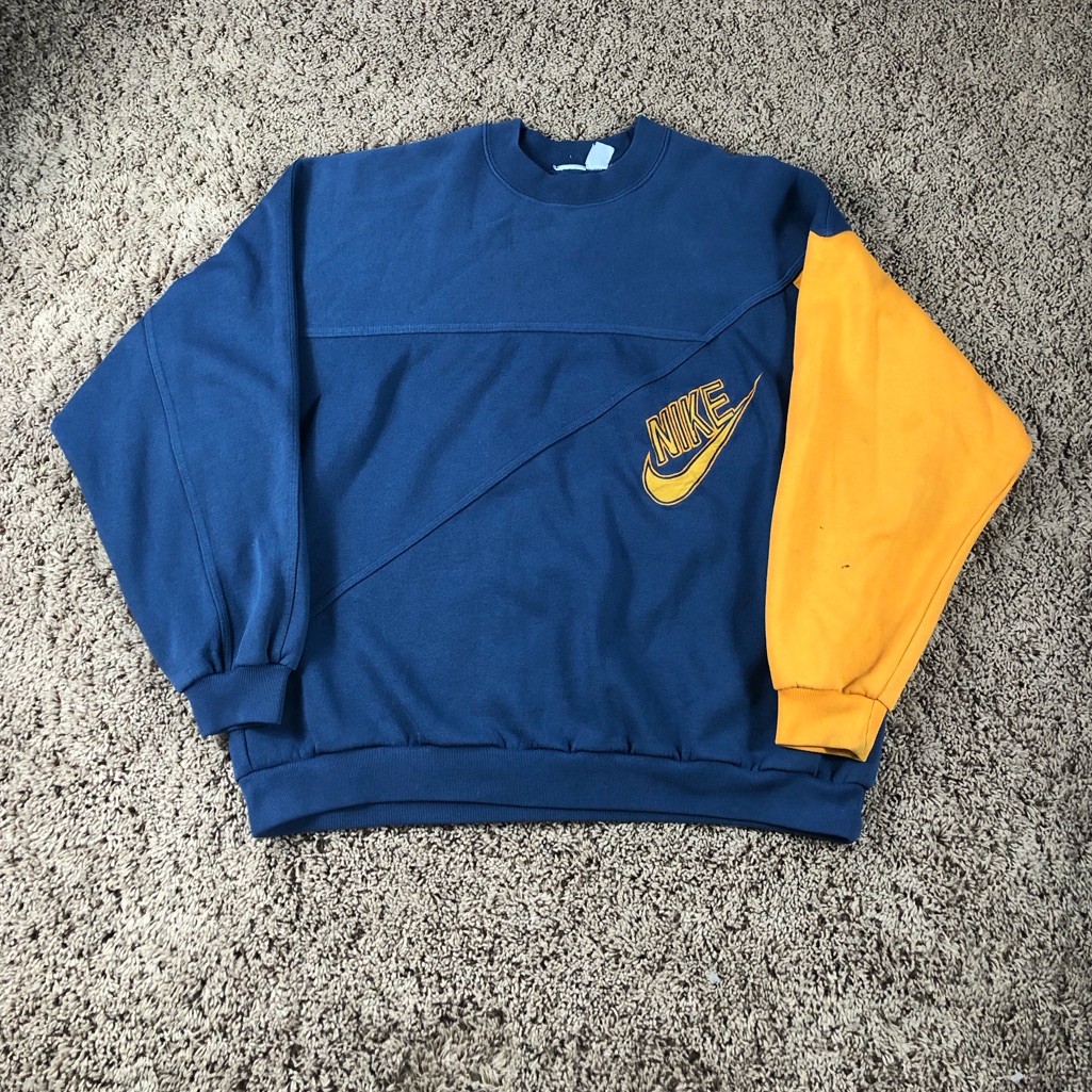 Vintage Nike Cut And Sew Sweatshirt